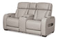 Boyington PWR REC Loveseat/CON/ADJ HDRST