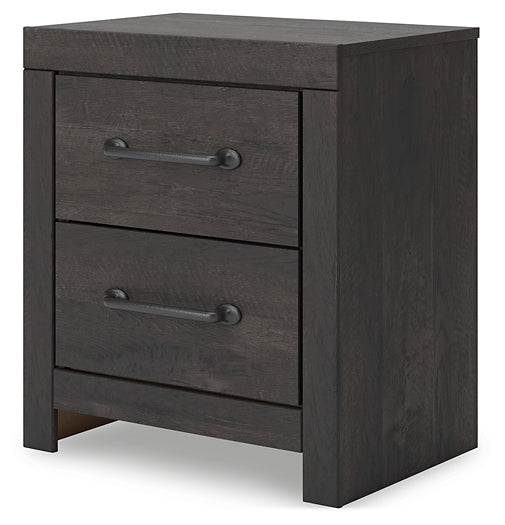 Hollivern Two Drawer Night Stand