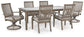 Rainier Ranch Outdoor Dining Table and 6 Chairs