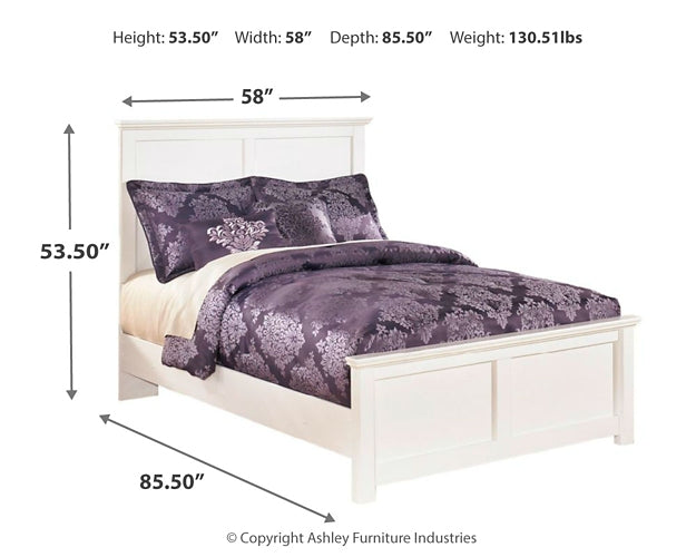 Bostwick Shoals Full Panel Bed with Mirrored Dresser and 2 Nightstands