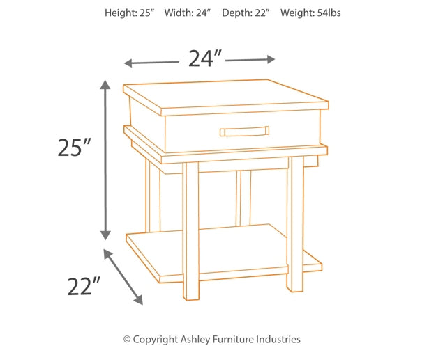 Stanah Coffee Table with 2 End Tables