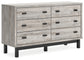 Vessalli Queen Panel Bed with Dresser